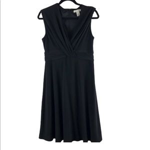 WHBM dress size 8 solid black sleeveless